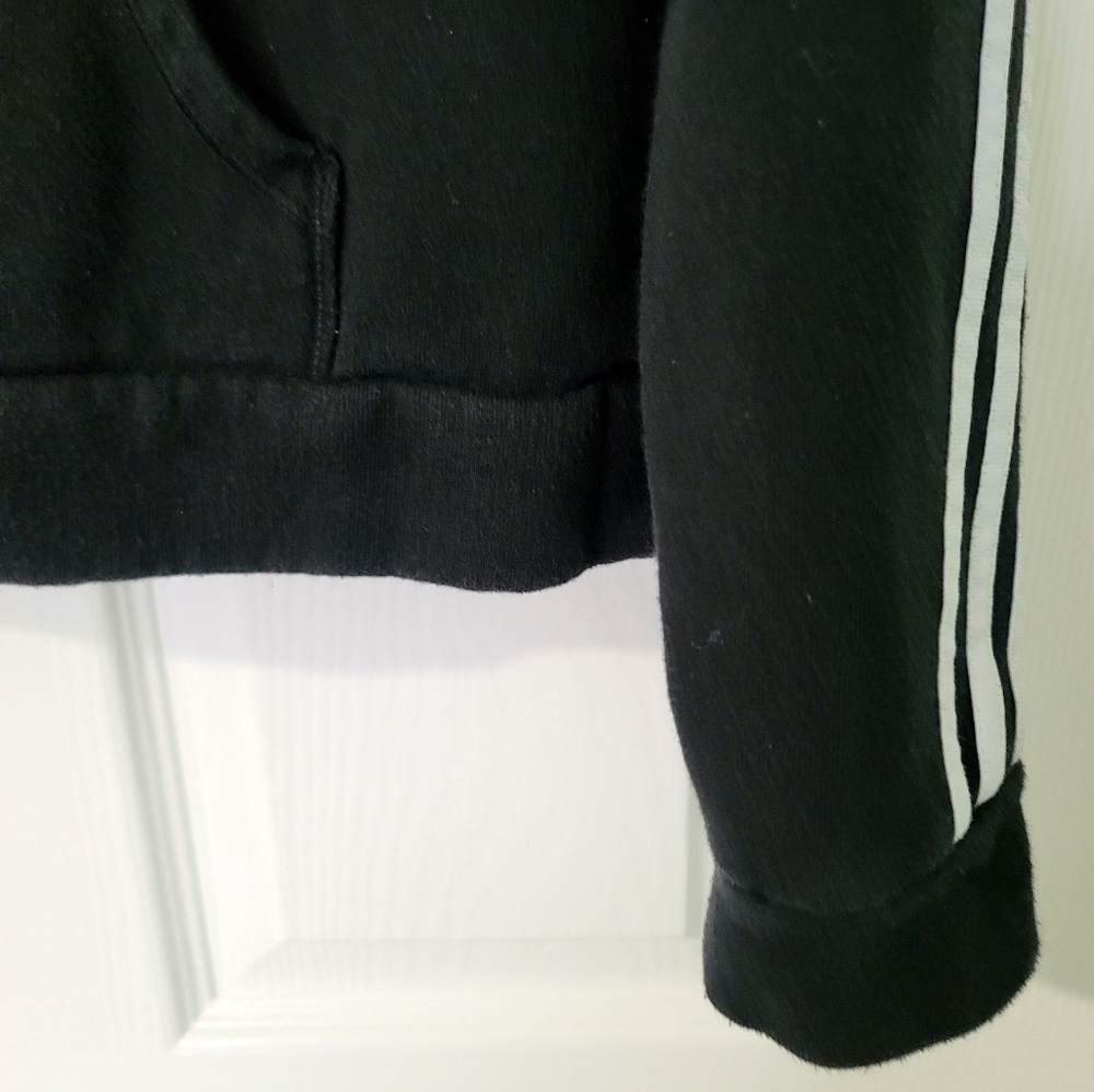 Adidas Youth Pull-Over Crop Hoodie Size L - Picture 8 of 15